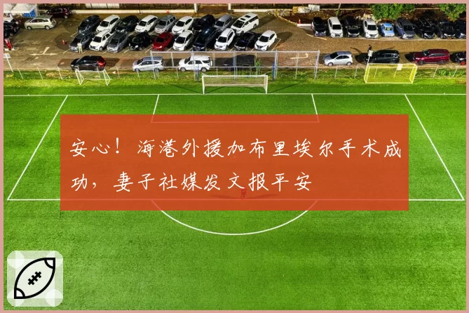 安心！海港外援加布里埃尔手术成功，妻子社媒发文报平安
